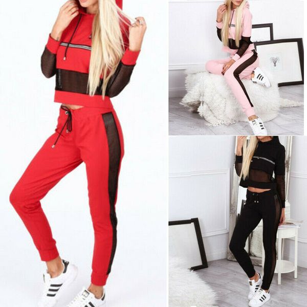 2pcs women tracksuit hoodies sweatshirt pants set sports wear jogging sweat suit, Black;blue
2pcs women tracksuit hoodies sweatshirt pants set sports wear jogging sweat suit, Black;blue