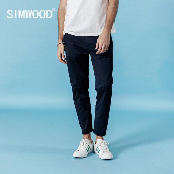 simwood 2019 summer new ankle-length casual pants men elastic trousers plus size brand clothing 190317, Black
simwood 2019 summer new ankle-length casual pants men elastic trousers plus size brand clothing 190317, Black
