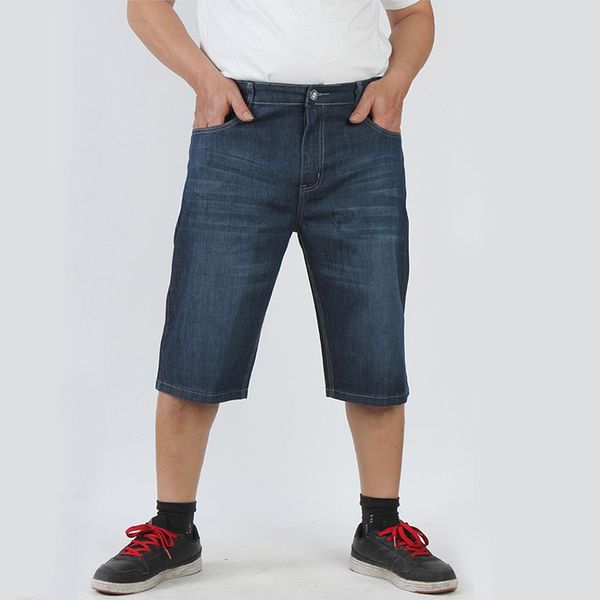 super fat super large men's jeans trousers, Blue