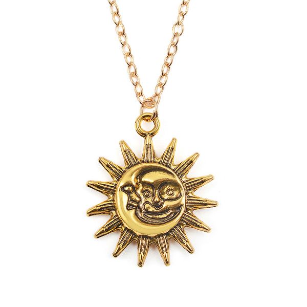 double sides sun moon pendants round cross chain short long mens womens silver necklace jewelry gift
double sides sun moon pendants round cross chain short long mens womens silver necklace jewelry gift