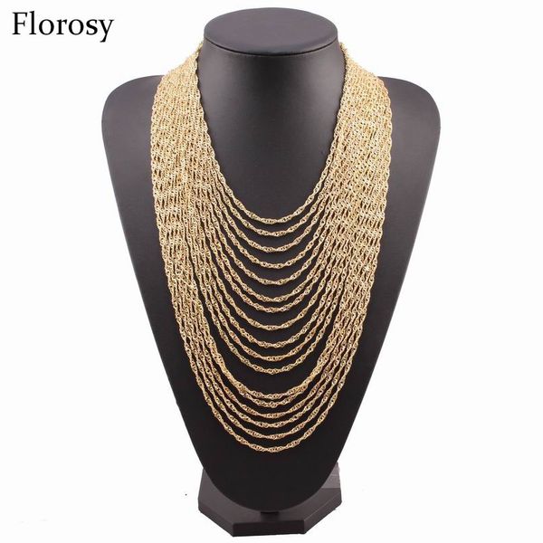 metal statement chunky chain necklace for women 2018 new fashion design bib multi layers handmade maxi necklace jewelry, Silver
metal statement chunky chain necklace for women 2018 new fashion design bib multi layers handmade maxi necklace jewelry, Silver