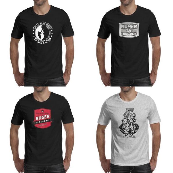 mens ruger girls just want to have guns fashion t shirt design make a cotton shirts cute short sleeve tees firearms metal since 1949 old, White;black
mens ruger girls just want to have guns fashion t shirt design make a cotton shirts cute short sleeve tees firearms metal since 1949 old, White;black