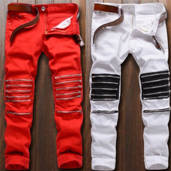 mens fashion skinny dancer casual zipper slim fit long pants zipper fly solid trousers au, Black
mens fashion skinny dancer casual zipper slim fit long pants zipper fly solid trousers au, Black