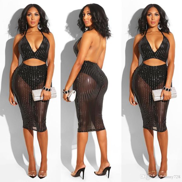 new arrival 2019 blingbling sequins party dresses backless v neck sleeveless see through hollow out night out club dress black, White;black
new arrival 2019 blingbling sequins party dresses backless v neck sleeveless see through hollow out night out club dress black, White;black