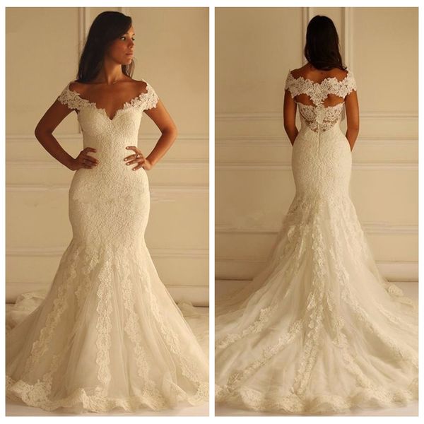 off shoulder lace appliques mermaid wedding dresses slim long 2019 modest bridal gowns zipper back vestidos de marriage cheap, White
off shoulder lace appliques mermaid wedding dresses slim long 2019 modest bridal gowns zipper back vestidos de marriage cheap, White