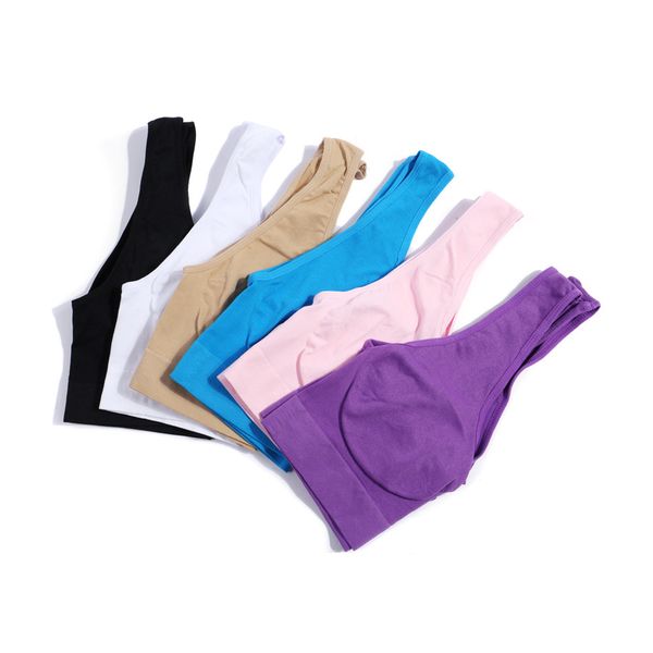 new women's sports vest comfortable buckleless seamless bra yoga gym fitness single layer breathable 3 suit small vest bra, White;black
new women's sports vest comfortable buckleless seamless bra yoga gym fitness single layer breathable 3 suit small vest bra, White;black