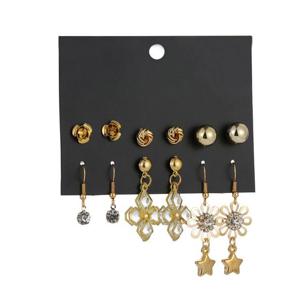 bohemia star tassel long drop earrings set for women sweet sun flower crystal dangle earrings statement jewelry, Silver
bohemia star tassel long drop earrings set for women sweet sun flower crystal dangle earrings statement jewelry, Silver
