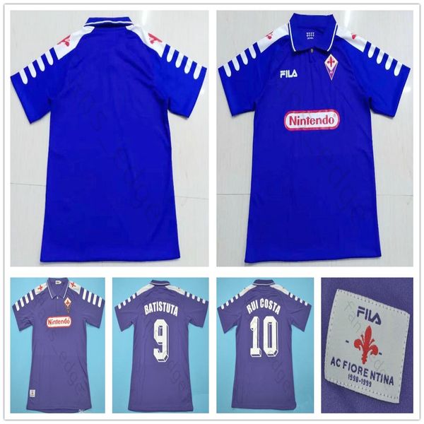 1998 1999 retro fiorentina soccer jerseys 9 batistuta 10 rui costa custom vintage 98 99 florence home football shirt camisas de futebol, Black;yellow
1998 1999 retro fiorentina soccer jerseys 9 batistuta 10 rui costa custom vintage 98 99 florence home football shirt camisas de futebol, Black;yellow