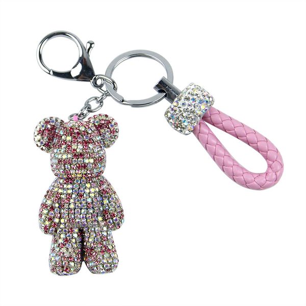 wholesale 12 colors pu leather braided woven rope crystal keychains korea lovely violence bear car key chain key ring girls gifts, Slivery;golden
wholesale 12 colors pu leather braided woven rope crystal keychains korea lovely violence bear car key chain key ring girls gifts, Slivery;golden