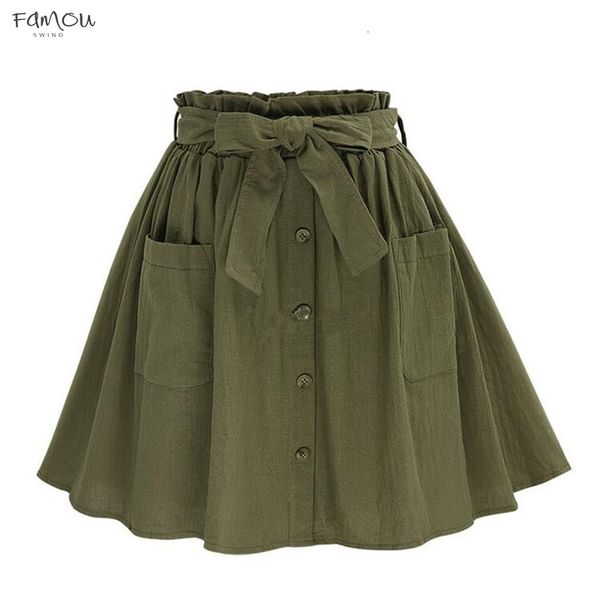 Womens Skirts Vintage High Waist Solid Bow Belt Midi Skirt New Army Summer Europe Arrival Green Girls Skirt Faldas
Womens Skirts Vintage High Waist Solid Bow Belt Midi Skirt New Army Summer Europe Arrival Green Girls Skirt Faldas