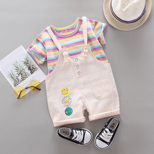baby girl summer clothes set casual stripe t-shirt +pants 2pcs baby girl outfit suit for infant clothing kids tracksuits, White
baby girl summer clothes set casual stripe t-shirt +pants 2pcs baby girl outfit suit for infant clothing kids tracksuits, White