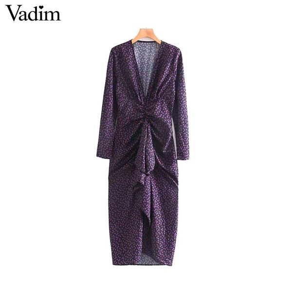 vadim women vintage polka dots maxi dress v neck side zipper long sleeve female casual chic ankle length dresses qc872, Black;gray
vadim women vintage polka dots maxi dress v neck side zipper long sleeve female casual chic ankle length dresses qc872, Black;gray