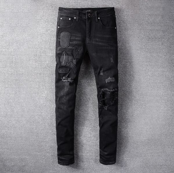Designer men's jeans summer fashion trend stretch slim straight jeans denim 2020 trend men's casual pants wholesale-D
Designer men's jeans summer fashion trend stretch slim straight jeans denim 2020 trend men's casual pants wholesale-D