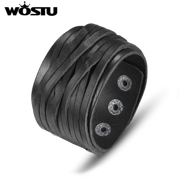 wostu горячая продажа из натуральной кожи wrap vintage черный браслет браслеты для мужчин женщины роскошные ювелирные изделия высокого качес, Silver
wostu горячая продажа из натуральной кожи wrap vintage черный браслет браслеты для мужчин женщины роскошные ювелирные изделия высокого качес, Silver