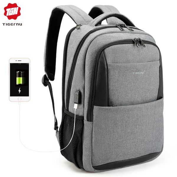 tigernu casual travel 15.6 inches lapbagpack men anti theft backpacks lock for male usb charge waterproof mochila anti roubo
tigernu casual travel 15.6 inches lapbagpack men anti theft backpacks lock for male usb charge waterproof mochila anti roubo