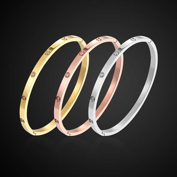 luxury jewelry classic with zircon loves bangle&bracelet stainles steel trendy bracelet of everbody fashion jewelry gift, Black
luxury jewelry classic with zircon loves bangle&bracelet stainles steel trendy bracelet of everbody fashion jewelry gift, Black