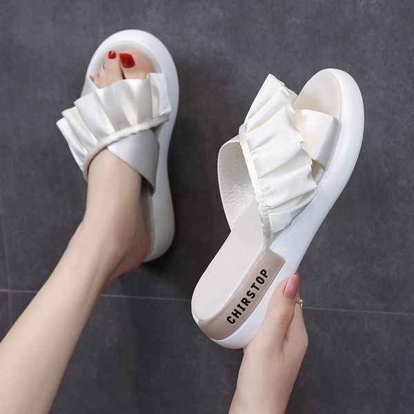 med shoes woman's slippers slides shose women platform 2020 summer flat rome rubber fashion pu house slippers, Black
med shoes woman's slippers slides shose women platform 2020 summer flat rome rubber fashion pu house slippers, Black