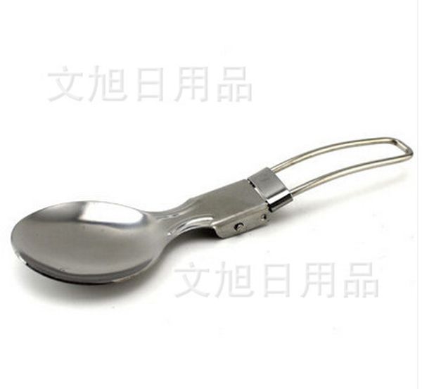 stainless steel a equivalent fold tableware removable round portable outdoors tourism soup spoon
stainless steel a equivalent fold tableware removable round portable outdoors tourism soup spoon
