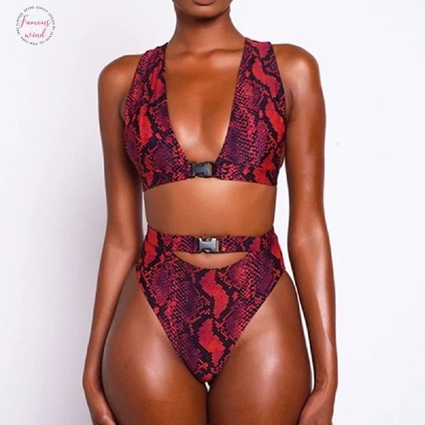 buckle high waist bikini polyester set 2020 african swimwear women swimsuit red snake print bathing suit female bikinis brazilian, White;black
buckle high waist bikini polyester set 2020 african swimwear women swimsuit red snake print bathing suit female bikinis brazilian, White;black