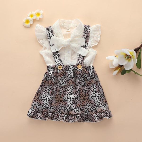 clothing sets toddler baby girls sleeve solid lace +leopard suspender skirts outfits, White
clothing sets toddler baby girls sleeve solid lace +leopard suspender skirts outfits, White