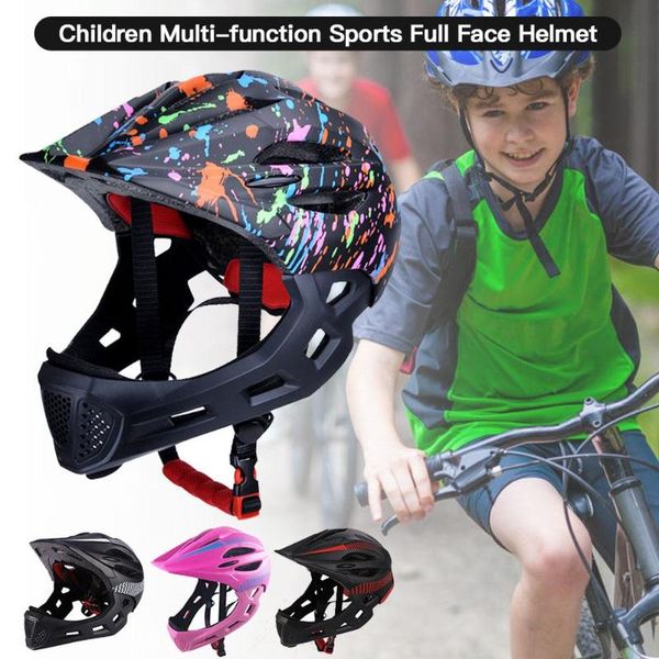 children multi-function sports full face helmet with taillights for cycling and skating riding helmet
children multi-function sports full face helmet with taillights for cycling and skating riding helmet