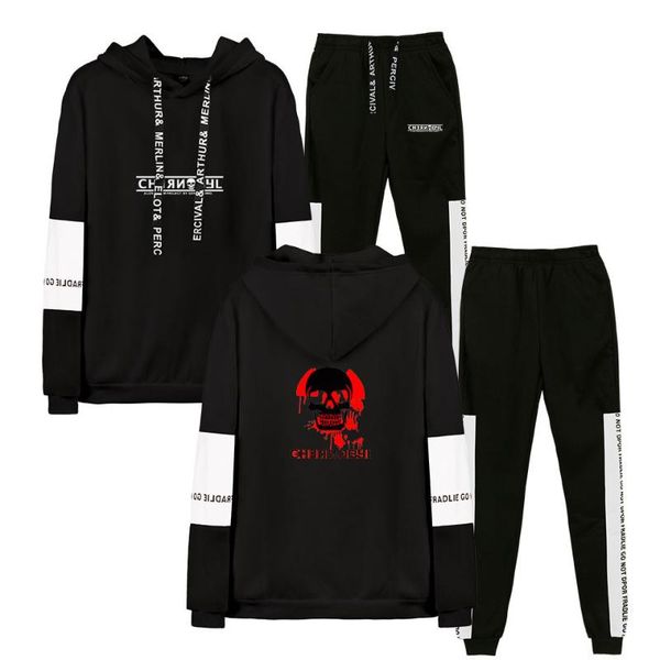 2019 осень / зима чернобыль hip hop undertale толстовки толстовки и sweatpants мужчины two piece set с капюшоном костюм бархата, Black
2019 осень / зима чернобыль hip hop undertale толстовки толстовки и sweatpants мужчины two piece set с капюшоном костюм бархата, Black