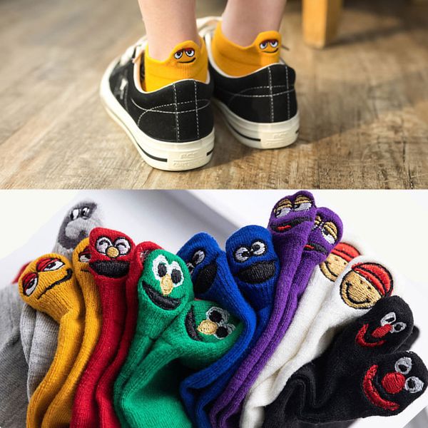 women socks kawaii embroidered expression happy fashion ankle funny socks women short cotton harajuku art cute summer, Black;white
women socks kawaii embroidered expression happy fashion ankle funny socks women short cotton harajuku art cute summer, Black;white