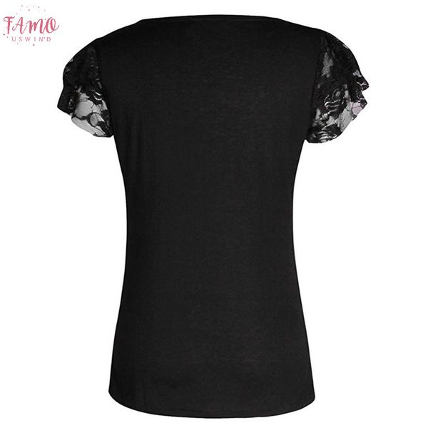 angel wing punk rock summer t shirt women new arrivals short sleeve women shirt lace patchwork floral camisas g6, White
angel wing punk rock summer t shirt women new arrivals short sleeve women shirt lace patchwork floral camisas g6, White