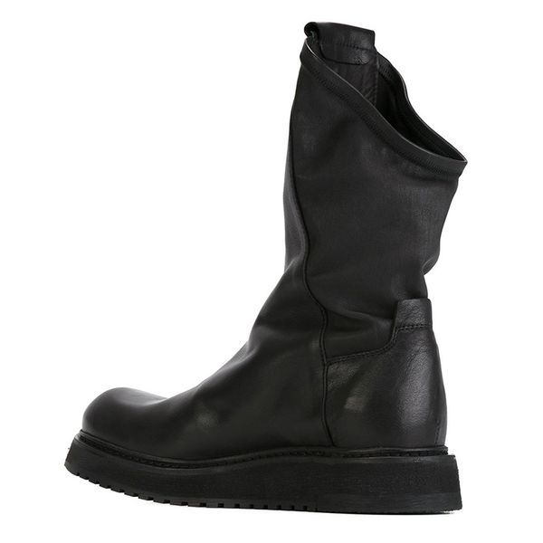 british style men martin booties high cow leather hlaf boots vintage fashion boot male, Black
british style men martin booties high cow leather hlaf boots vintage fashion boot male, Black