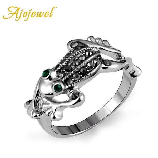 ajojewel марка зеленый кристалл черный стразы jumping frog кольца ювелирных изделий животных размер кольца 7,8,9, Golden;silver
ajojewel марка зеленый кристалл черный стразы jumping frog кольца ювелирных изделий животных размер кольца 7,8,9, Golden;silver