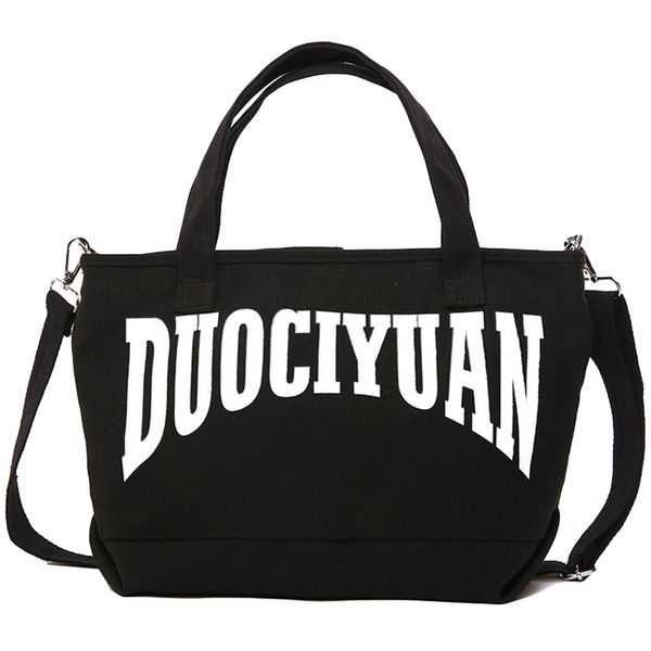 fashion casual letter ladies basic canvas bag ladies simple shoulder bag messenger black
fashion casual letter ladies basic canvas bag ladies simple shoulder bag messenger black