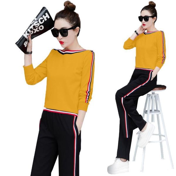 redcore autumn women sweatshirts 2 piece set +wide leg pants ladies long sleeve stripe casual women sets fashion pullover, Gray
redcore autumn women sweatshirts 2 piece set +wide leg pants ladies long sleeve stripe casual women sets fashion pullover, Gray