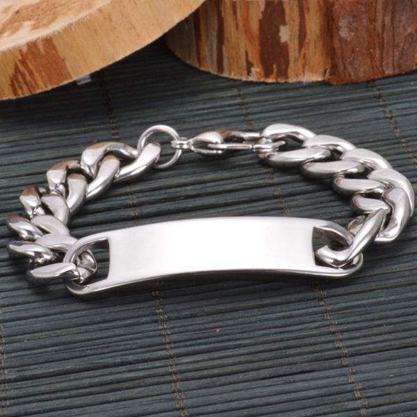 cool men's silver color stainless steel curb cuban link chain bracelet bangle cuff jewelry fashion polished smooth 8.66, Golden;silver
cool men's silver color stainless steel curb cuban link chain bracelet bangle cuff jewelry fashion polished smooth 8.66, Golden;silver