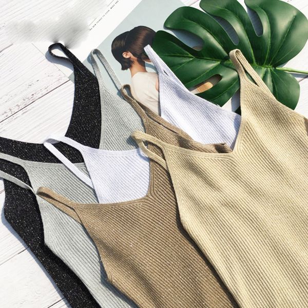 crop womens fashion tank women knitted gold thread vest summer camisole women white fitness femme t shirt
crop womens fashion tank women knitted gold thread vest summer camisole women white fitness femme t shirt