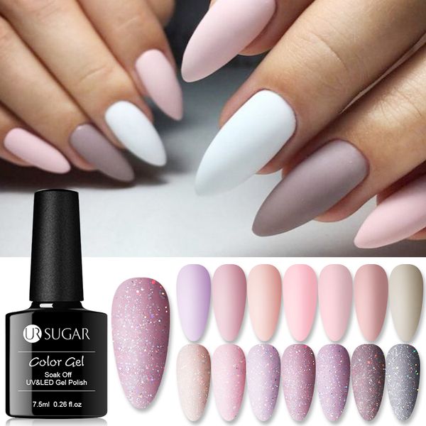 ur sugar nude gel nail polish varnish semi-permanant glitter matte uv nail gel lacquer soak off art varnish manicure, Red;pink
ur sugar nude gel nail polish varnish semi-permanant glitter matte uv nail gel lacquer soak off art varnish manicure, Red;pink
