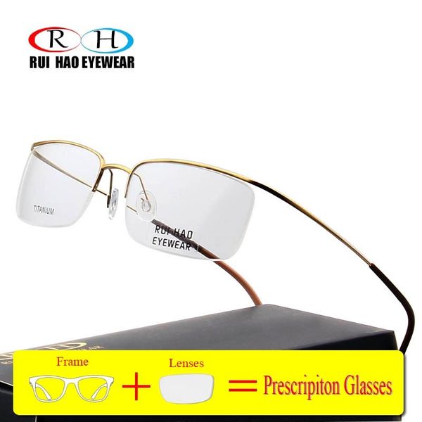 brand prescription eyeglasses half rimless pure titanium glasses resin lenses customize optical glasses myopia spectacles 5296
brand prescription eyeglasses half rimless pure titanium glasses resin lenses customize optical glasses myopia spectacles 5296