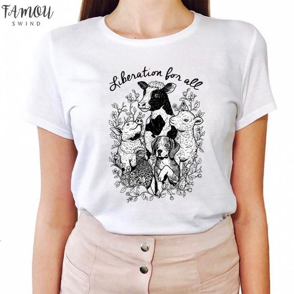 t shirt women summer t shirt o neck cotton tee print casual short sleeve harajuku gift for vegan shirt, White
t shirt women summer t shirt o neck cotton tee print casual short sleeve harajuku gift for vegan shirt, White
