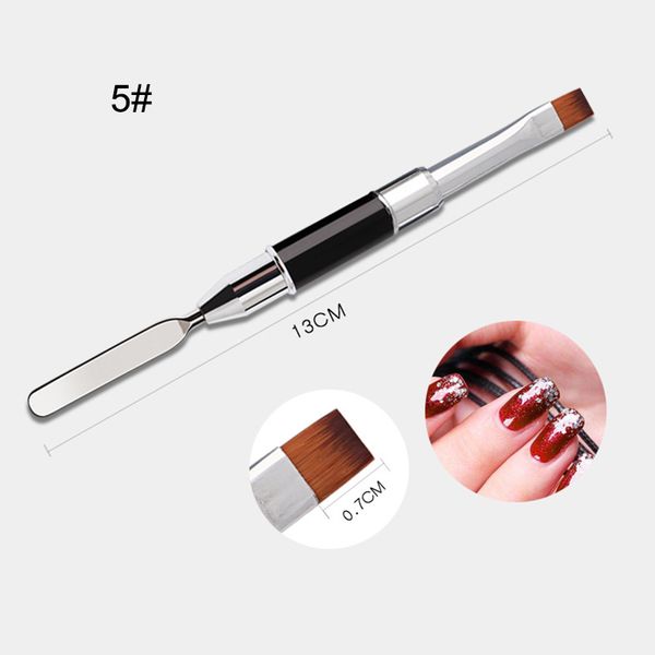 new double-ended nail art liner brush pen painting nylon multifunction draw manicure tool hjl2018, Silver
new double-ended nail art liner brush pen painting nylon multifunction draw manicure tool hjl2018, Silver