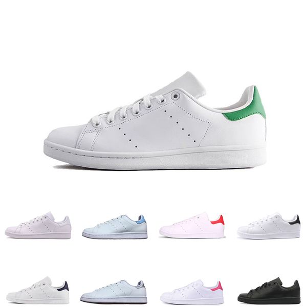 2019 New Designer casual Shoes men women smith Leather flat sneakers green blue pink Triple Black Stan Skateboard Sports Sneakers 36-45
2019 New Designer casual Shoes men women smith Leather flat sneakers green blue pink Triple Black Stan Skateboard Sports Sneakers 36-45