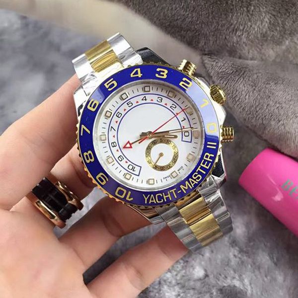 Gold Luxury Watch YECHT MESTER 44mm Automatic Movement Mechanical Mens Stainless Steel Watches Sapphire glass men designer Wristwatch
Gold Luxury Watch YECHT MESTER 44mm Automatic Movement Mechanical Mens Stainless Steel Watches Sapphire glass men designer Wristwatch