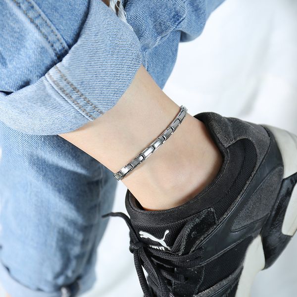 classy gents stainless steel magnetic anklets in silver tone health energy bio male men jewelry for arthritis pains, Red;blue
classy gents stainless steel magnetic anklets in silver tone health energy bio male men jewelry for arthritis pains, Red;blue