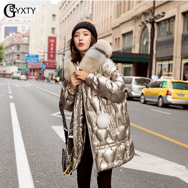 gbyxty thick waterproof down coat women big real fur collar long hooded duck down jacket streetwear feather puffer parka 1855, Black
gbyxty thick waterproof down coat women big real fur collar long hooded duck down jacket streetwear feather puffer parka 1855, Black