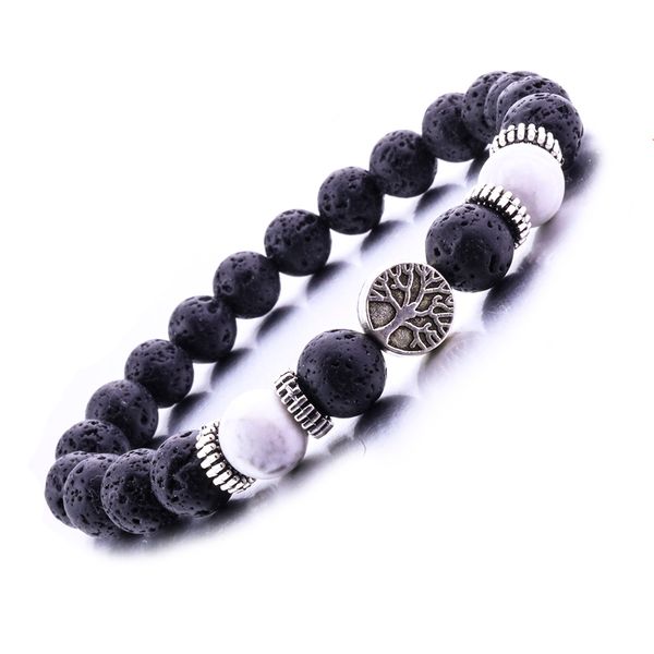 8mm lava stone hematite tree of life bracelets volcanic stone essential oil perfume diffuser bracelets stretch yoga jewelry, Black
8mm lava stone hematite tree of life bracelets volcanic stone essential oil perfume diffuser bracelets stretch yoga jewelry, Black