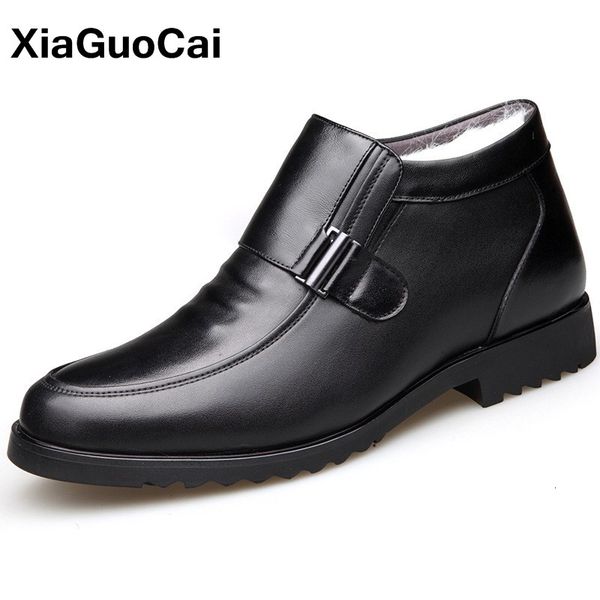 genuine leather men shoes high winter man ankle boots with fur luxury british business male shoe plush slip-on mans footwear, Black
genuine leather men shoes high winter man ankle boots with fur luxury british business male shoe plush slip-on mans footwear, Black