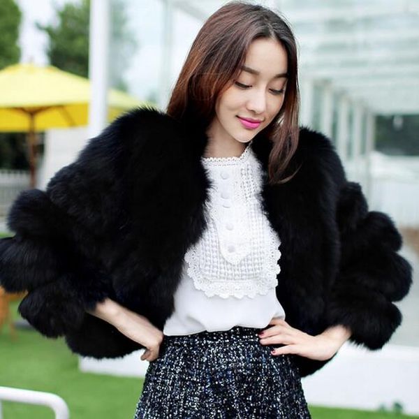 thick warm faux fur coat 2019 winter jacket women luxury fur coat faux jacket short fake overcoat df593, Black
thick warm faux fur coat 2019 winter jacket women luxury fur coat faux jacket short fake overcoat df593, Black
