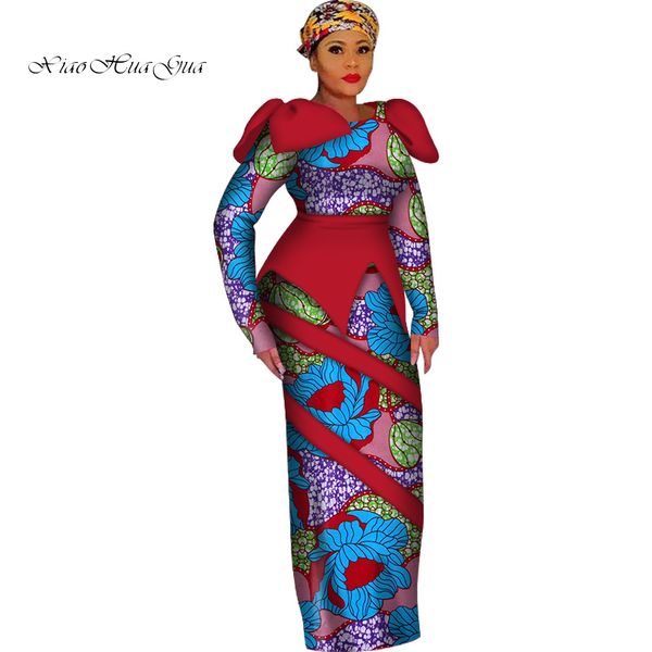 2020 fashion ankara dress women bodycon robe africaine african wax print bazin riche african long dress with bowknot wy7010, Red
2020 fashion ankara dress women bodycon robe africaine african wax print bazin riche african long dress with bowknot wy7010, Red
