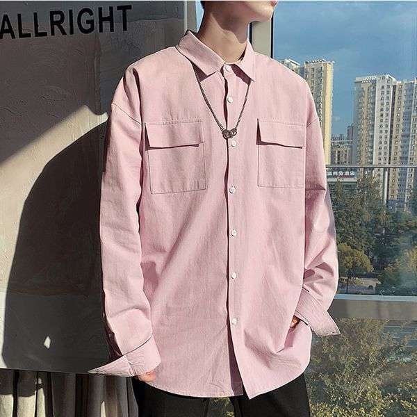 men's fashion shirts -5xl plus size solid colors men shirt long sleeve cotton fall shirt autumn youth streetwear, White;black
men's fashion shirts -5xl plus size solid colors men shirt long sleeve cotton fall shirt autumn youth streetwear, White;black