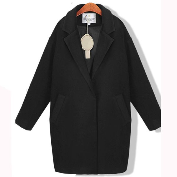 new herfst and winter women long want coat winter coats elegant warm overcoat women's lu435, Black
new herfst and winter women long want coat winter coats elegant warm overcoat women's lu435, Black
