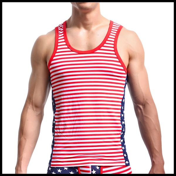 man striped undershirts/american flag print male cotton spandex muscle /gay fitness bodybuilding vest/sleeveless shirt, Black;brown
man striped undershirts/american flag print male cotton spandex muscle /gay fitness bodybuilding vest/sleeveless shirt, Black;brown