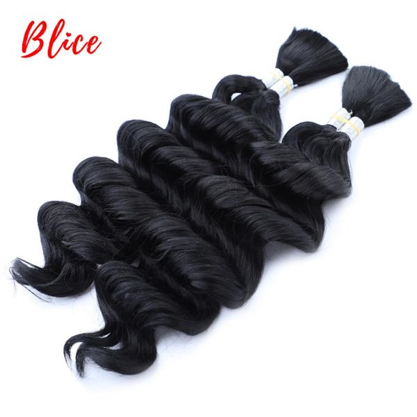 blice for women no weft curly wave synthetic hair bundles 18"-24" 2pcs/pack nature color bulk crochet synthetic hair extensions, Black
blice for women no weft curly wave synthetic hair bundles 18"-24" 2pcs/pack nature color bulk crochet synthetic hair extensions, Black